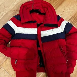 **PERFECT MOMENT**Red and Blue Snow Ski Jacket XS